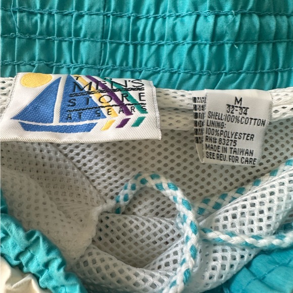 Men’s Retro Swim Trunks - Picture 2 of 2